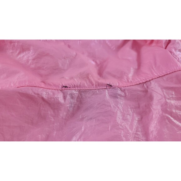 C'est Toi Pink Iridescent Windbreaker Jacket w/ Pockets Women's Small Y2K Sporty - Picture 5 of 12